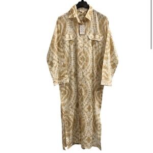 Maurie + Eve Chasing Light Cotton Maxi dress tye dye